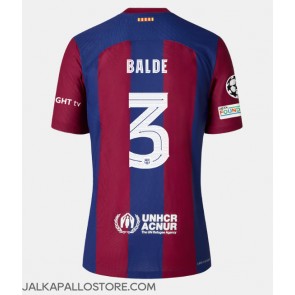 Barcelona Alejandro Balde #3 Kotipaita 2023-24 Lyhythihainen